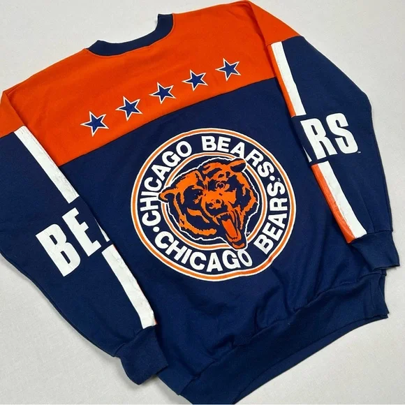 Vintage 90s Chicago Bears AOP Crewneck - Picture 5 of 5